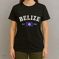 Belize Est. 1981 Belizean Flag Independence Day T-Shirt thumb 4