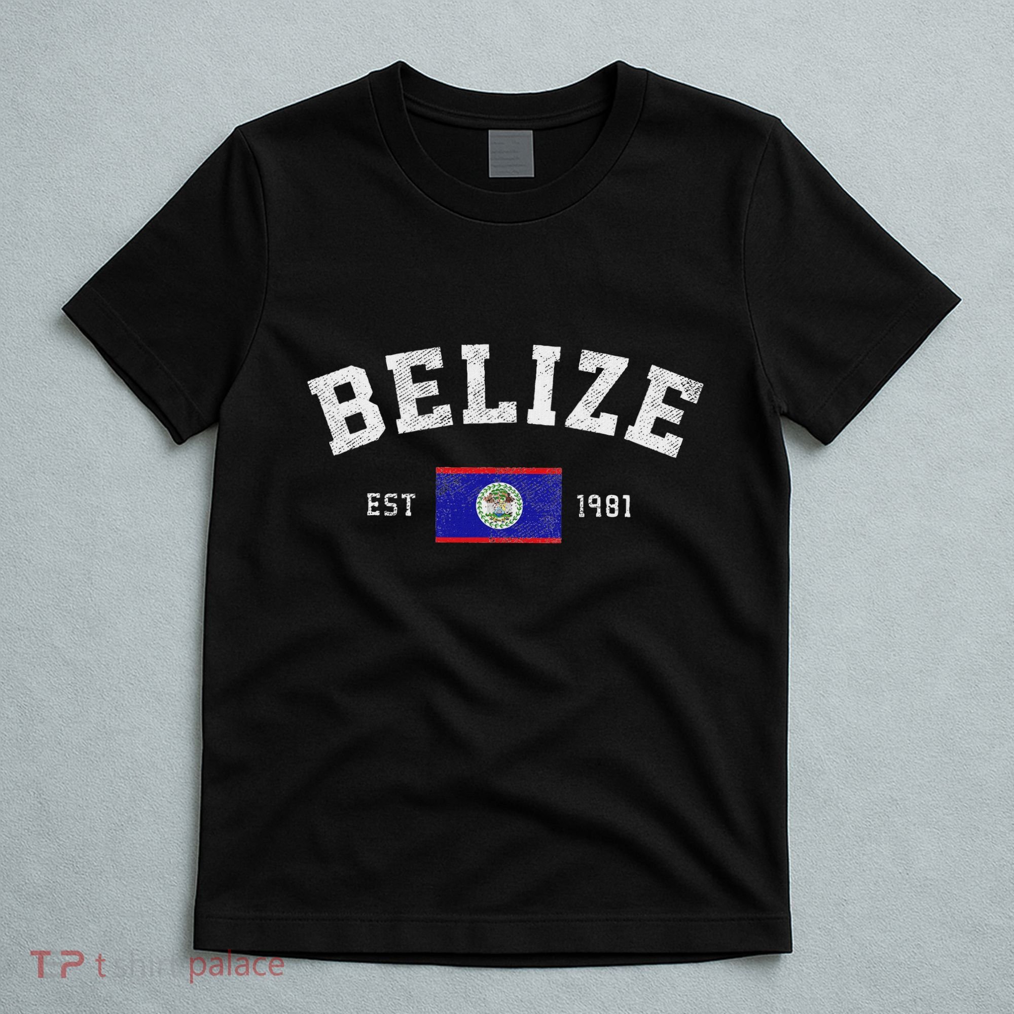 Belize Est. 1981 Belizean Flag Independence Day T-Shirt