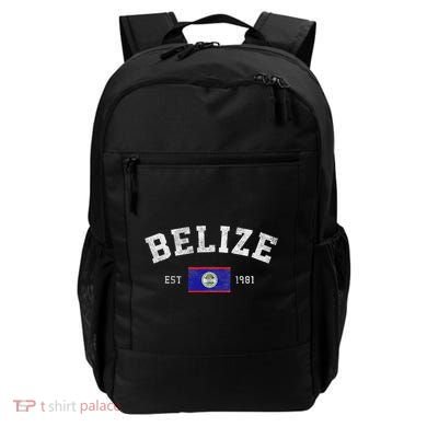 Belize Est. 1981 Belizean Flag Independence Day Backpack