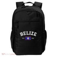 Belize Est. 1981 Belizean Flag Independence Day Backpack thumb 0