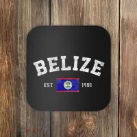 Belize Est. 1981 Belizean Flag Independence Day Coaster thumb 0