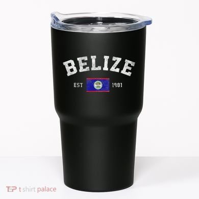 Belize Est. 1981 Belizean Flag Independence Day Tumbler