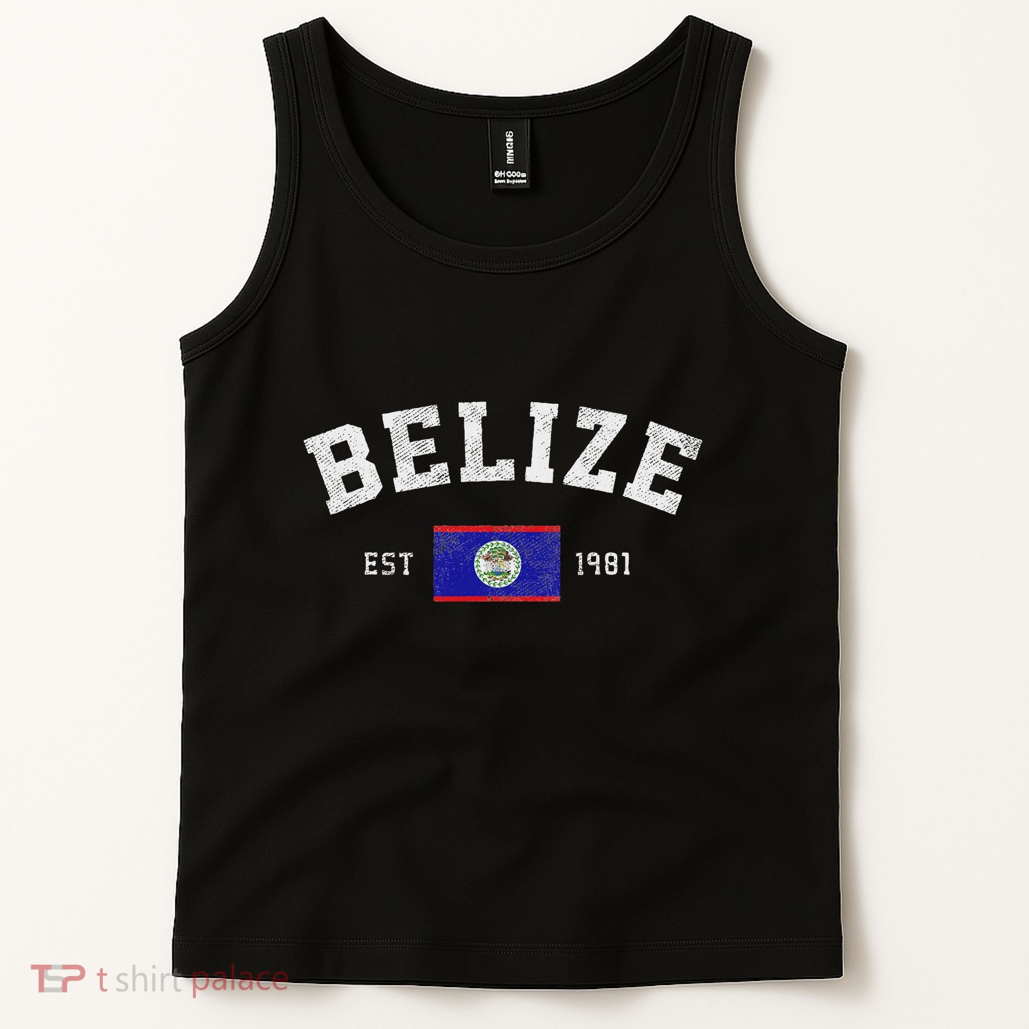 Belize Est. 1981 Belizean Flag Independence Day Tank Top