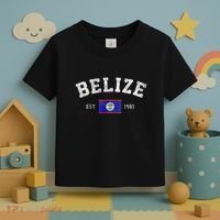Belize Est. 1981 Belizean Flag Independence Day Toddler T-Shirt thumb 3