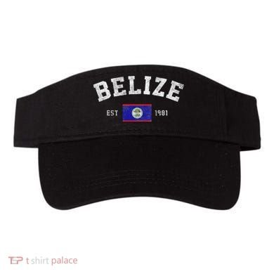 Belize Est. 1981 Belizean Flag Independence Day Visor