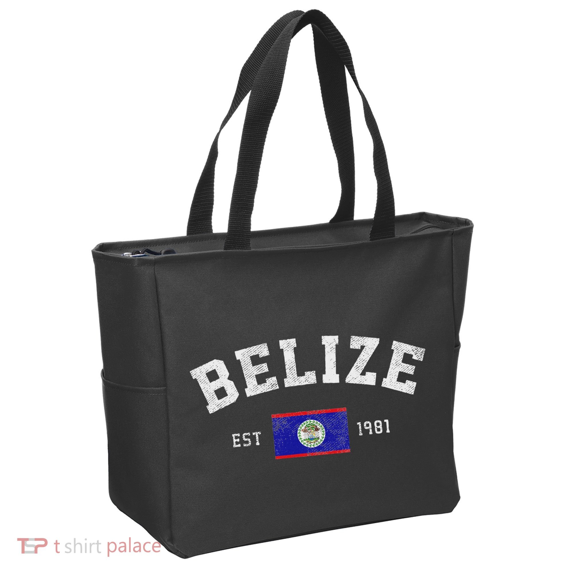 Belize Est. 1981 Belizean Flag Independence Day Tote Bag