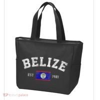 Belize Est. 1981 Belizean Flag Independence Day Tote Bag thumb 3