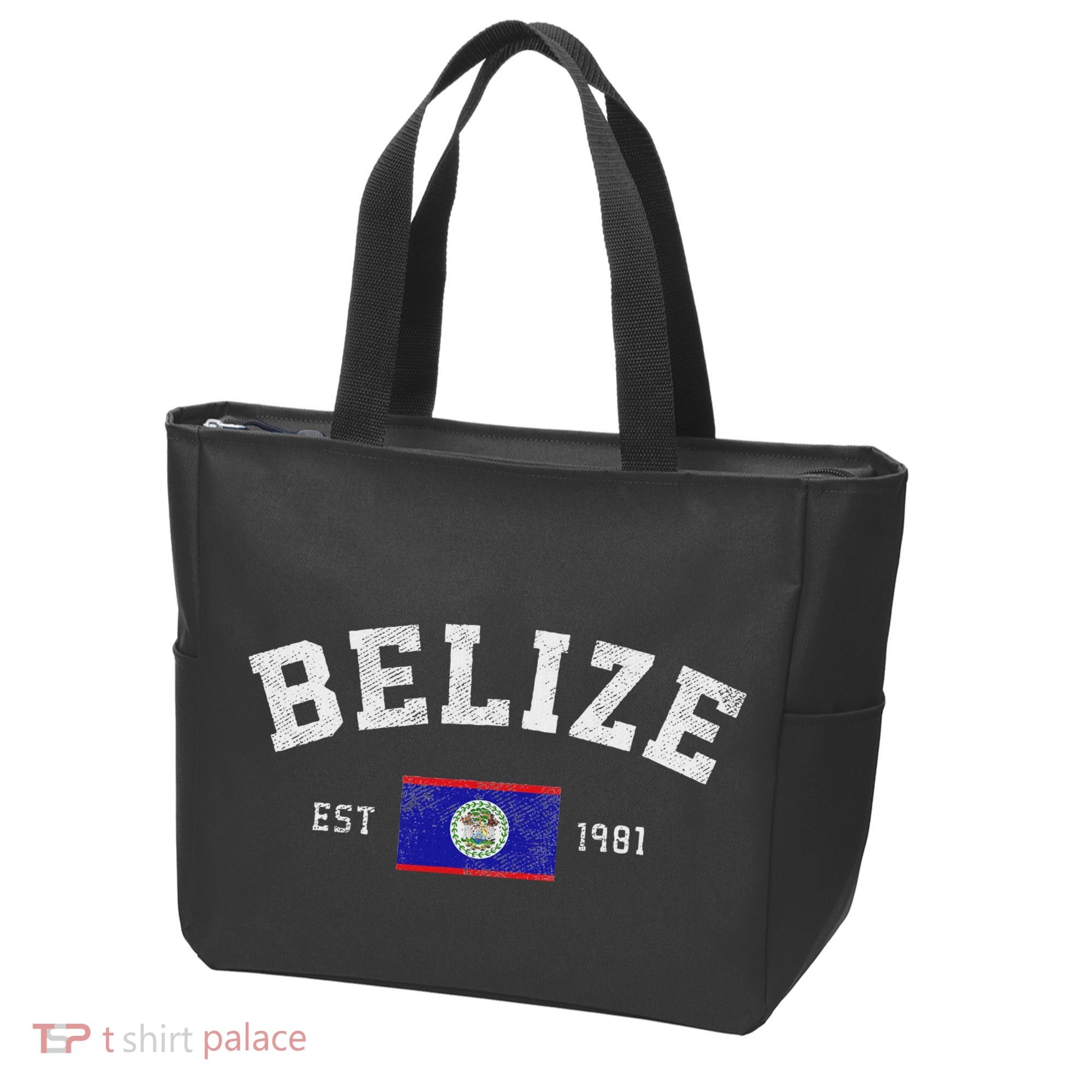 Belize Est. 1981 Belizean Flag Independence Day Tote Bag