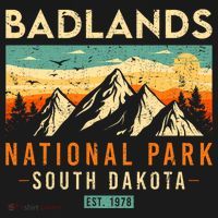 Badlands Est. 1978 O South Dakota National Park Ornament thumb 1