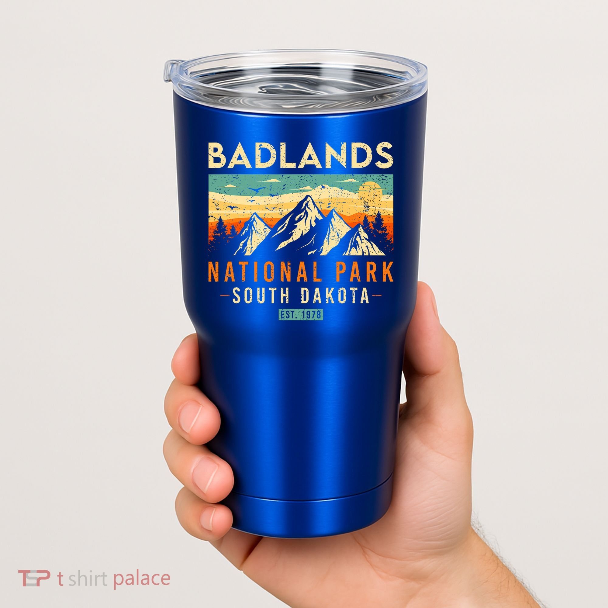 Badlands Est. 1978 O South Dakota National Park Tumbler