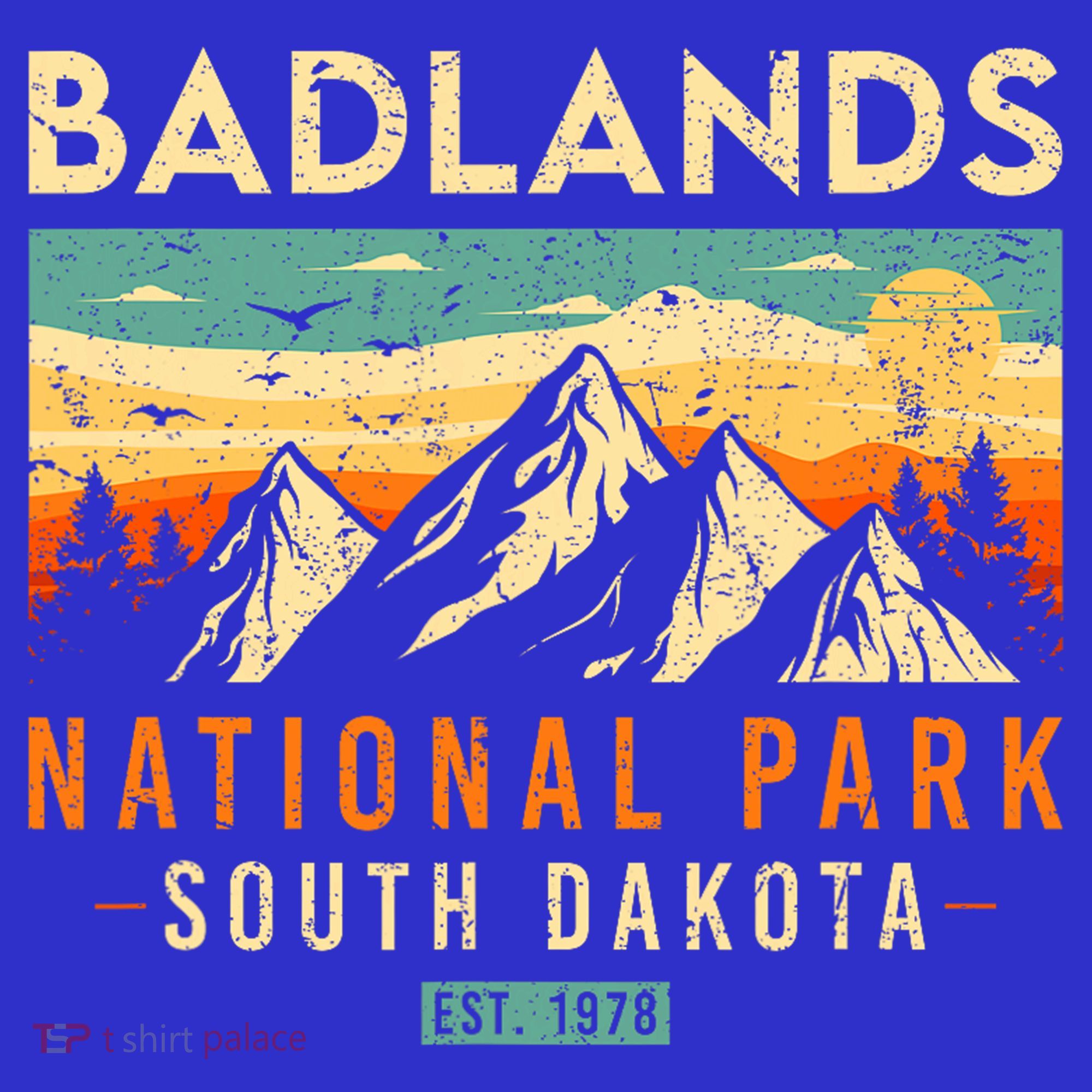 Badlands Est. 1978 O South Dakota National Park Baby Bodysuit