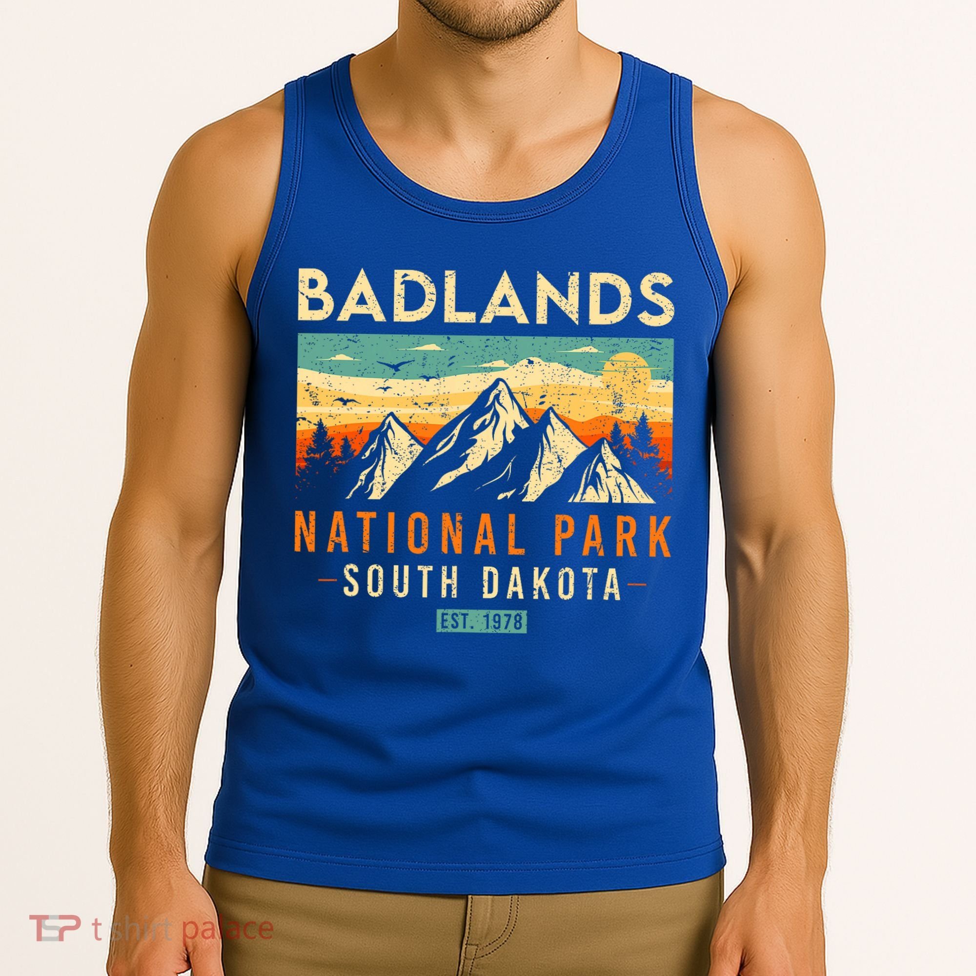 Badlands Est. 1978 O South Dakota National Park Tank Top