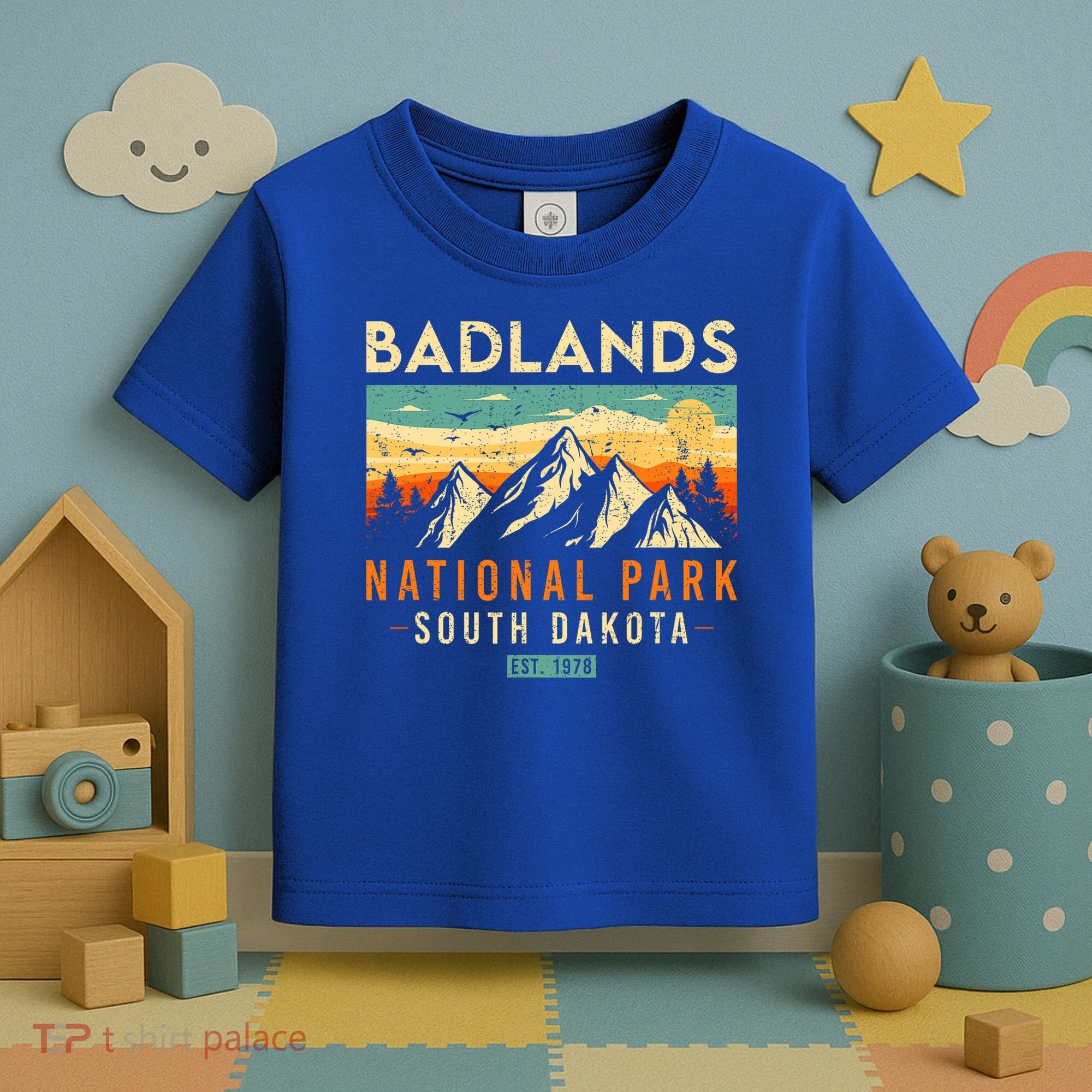 Badlands Est. 1978 O South Dakota National Park Toddler T-Shirt