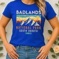 Badlands Est. 1978 O South Dakota National Park Women's T-Shirt thumb 2