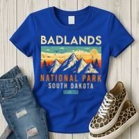 Badlands Est. 1978 O South Dakota National Park Women's T-Shirt thumb 3