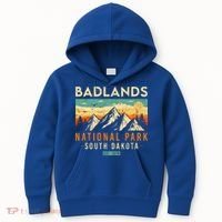 Badlands Est. 1978 O South Dakota National Park Kids Hoodie thumb 0