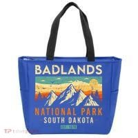 Badlands Est. 1978 O South Dakota National Park Tote Bag thumb 0