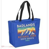 Badlands Est. 1978 O South Dakota National Park Tote Bag thumb 2