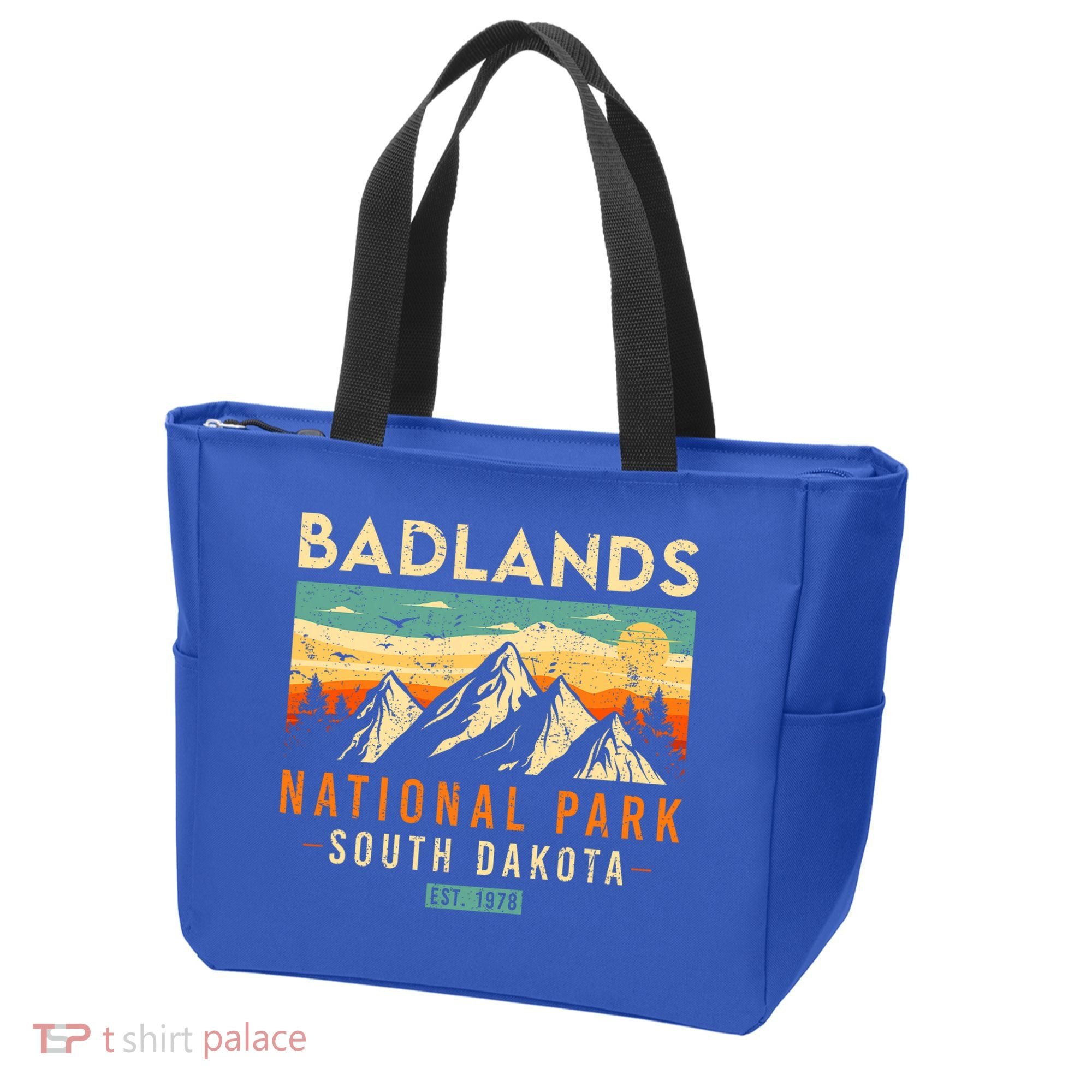 Badlands Est. 1978 O South Dakota National Park Tote Bag