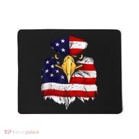 Bald Eagle 4th of July American Flag Patriotic Freedom USA Mousepad thumb 0