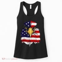 Bald Eagle 4th of July American Flag Patriotic Freedom USA Women's Tank Top thumb 0