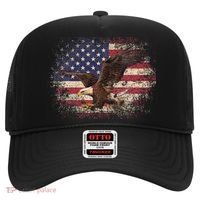 Bald Eagle 4th Of July Christmas Gift American Flag Country Hat thumb 0