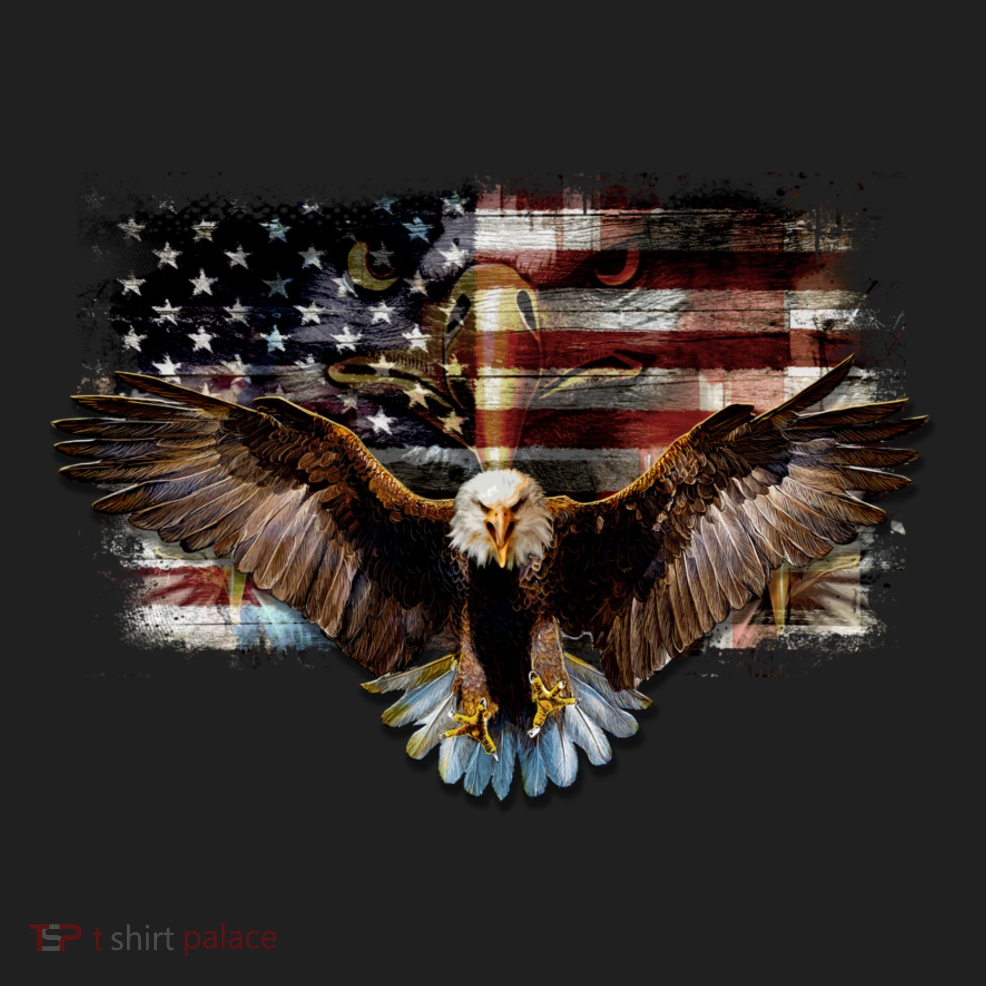 Bald Eagle 4th Of July American Usa Flag Eagle Patriotic Beanie