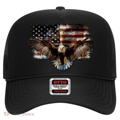 Bald Eagle 4th Of July American Usa Flag Eagle Patriotic Hat