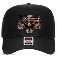 Bald Eagle 4th Of July American Usa Flag Eagle Patriotic Hat thumb 0