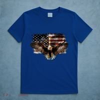Bald Eagle 4th Of July American Usa Flag Eagle Patriotic T-Shirt thumb 5