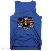 Bald Eagle 4th Of July American Usa Flag Eagle Patriotic Tank Top thumb 0