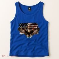Bald Eagle 4th Of July American Usa Flag Eagle Patriotic Tank Top thumb 2