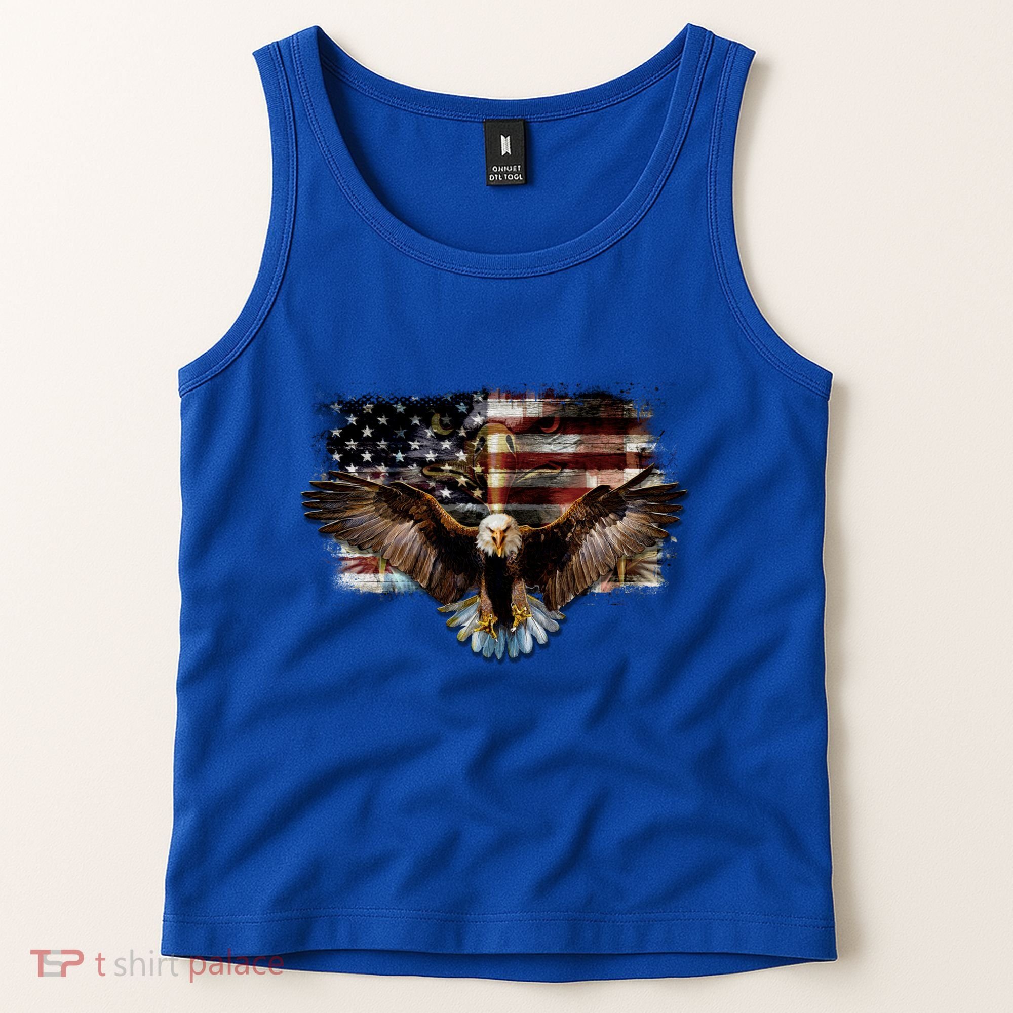Bald Eagle 4th Of July American Usa Flag Eagle Patriotic Tank Top