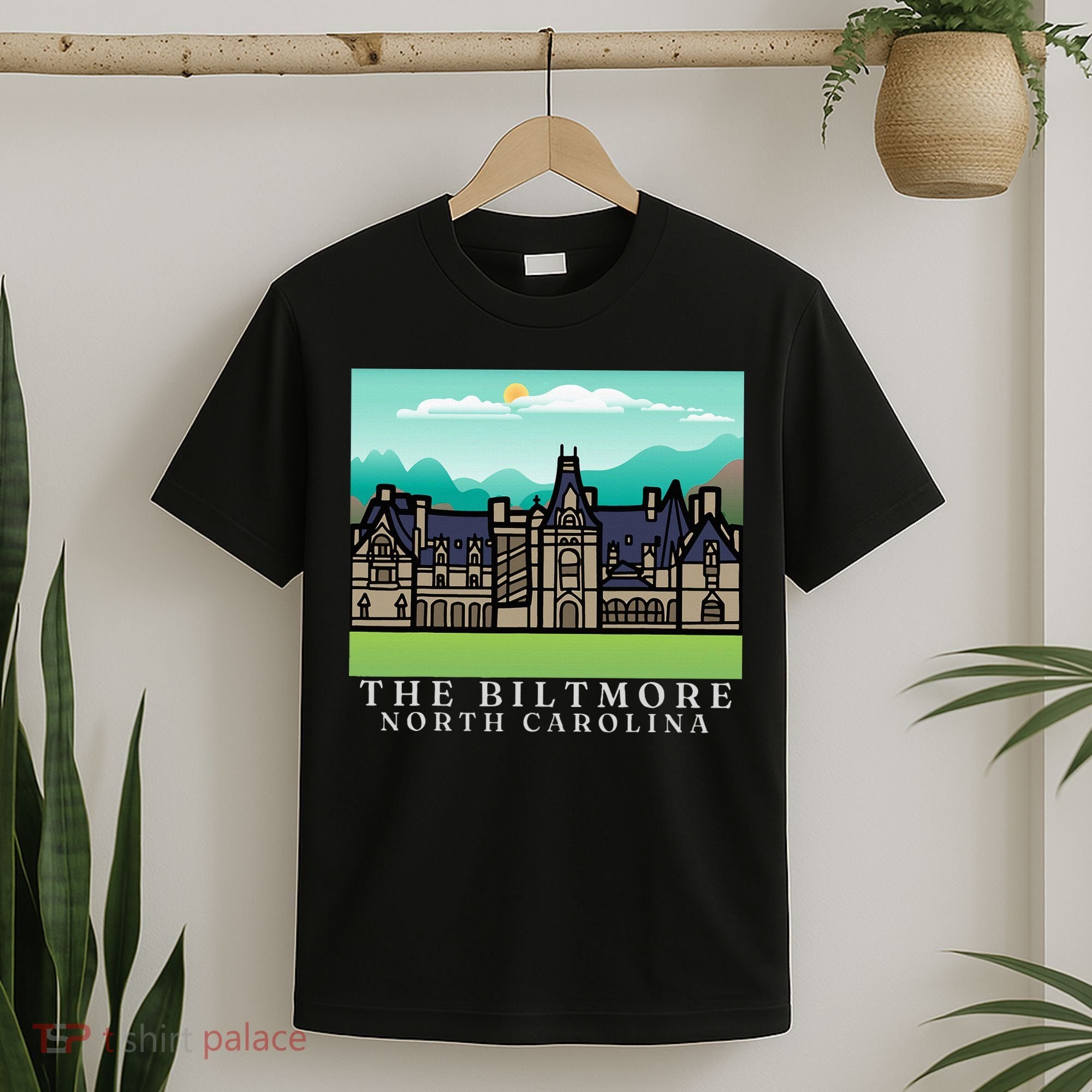 Biltmore Estate Asheville North Carolina In Color T-Shirt