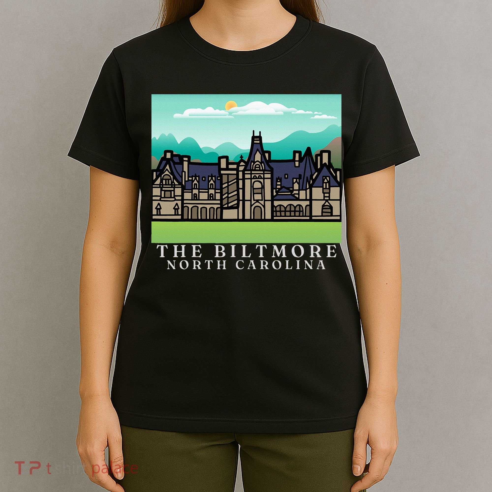 Biltmore Estate Asheville North Carolina In Color T-Shirt