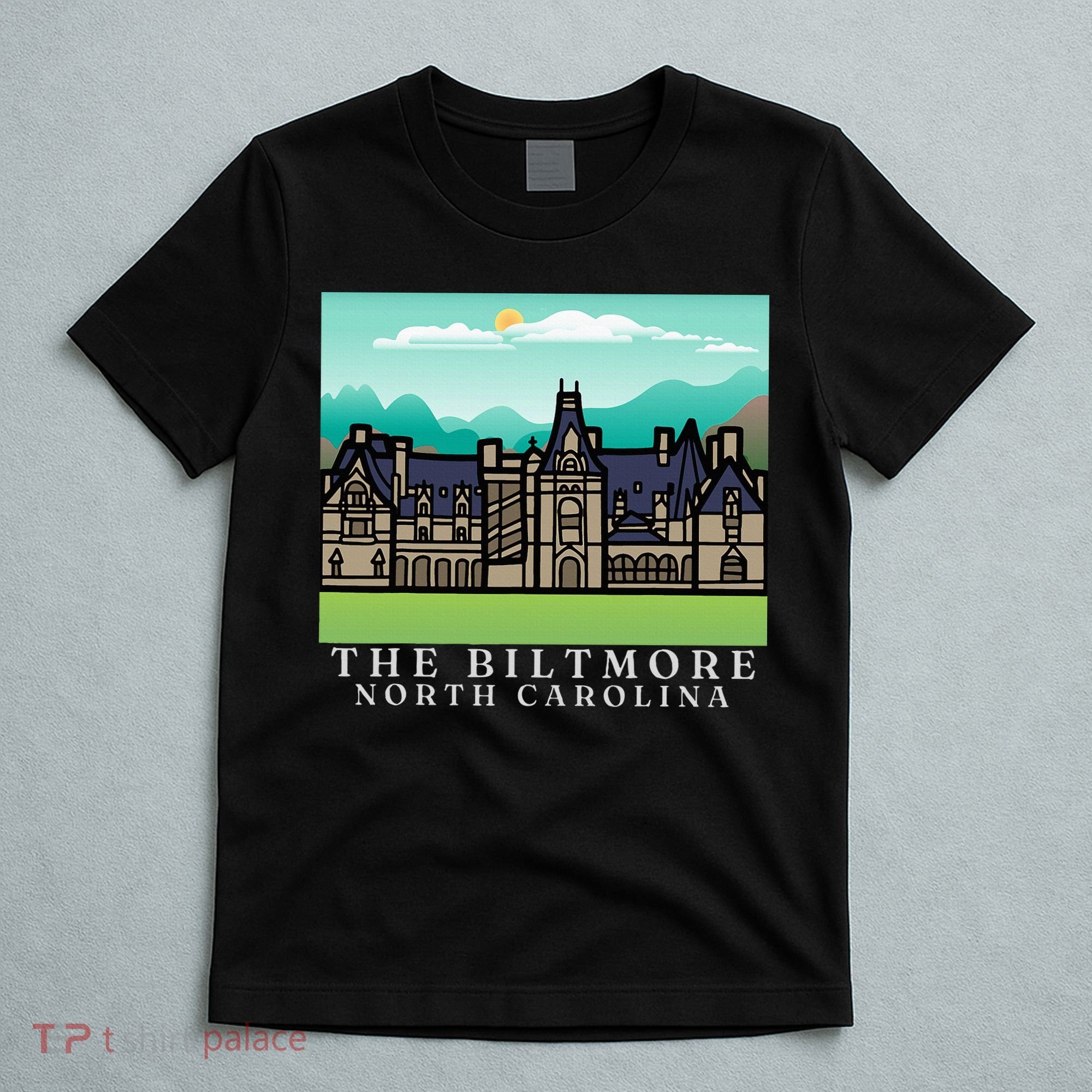 Biltmore Estate Asheville North Carolina In Color T-Shirt