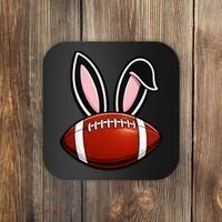 Bunny Ears American Football Fan Funny Easter Coaster thumb 0
