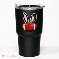 Bunny Ears American Football Fan Funny Easter Tumbler thumb 0