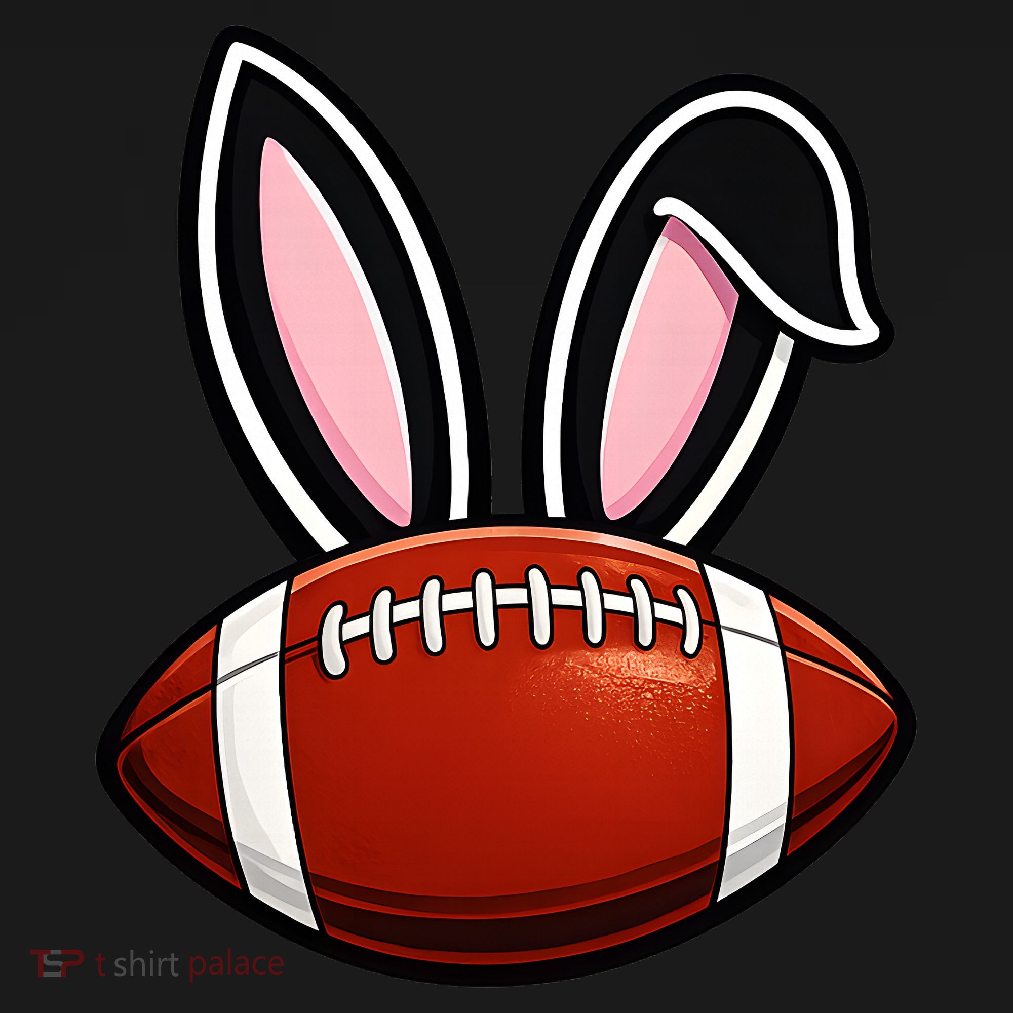 Bunny Ears American Football Fan Funny Easter Women's Tank Top
