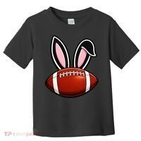 Bunny Ears American Football Fan Funny Easter Toddler T-Shirt thumb 0