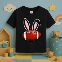 Bunny Ears American Football Fan Funny Easter Toddler T-Shirt thumb 3