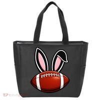 Bunny Ears American Football Fan Funny Easter Tote Bag thumb 0