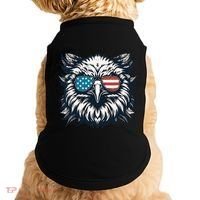 Bald Eagle American Usa 4th Of July Patriotic Funny Eagle Doggie Tank thumb 0