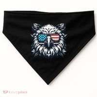 Bald Eagle American Usa 4th Of July Patriotic Funny Eagle USA-Made Doggie Bandana thumb 0