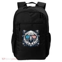 Bald Eagle American Usa 4th Of July Patriotic Funny Eagle Backpack thumb 0