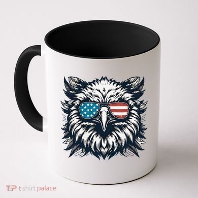 Bald Eagle American Usa 4th Of July Patriotic Funny Eagle Coffee Mug