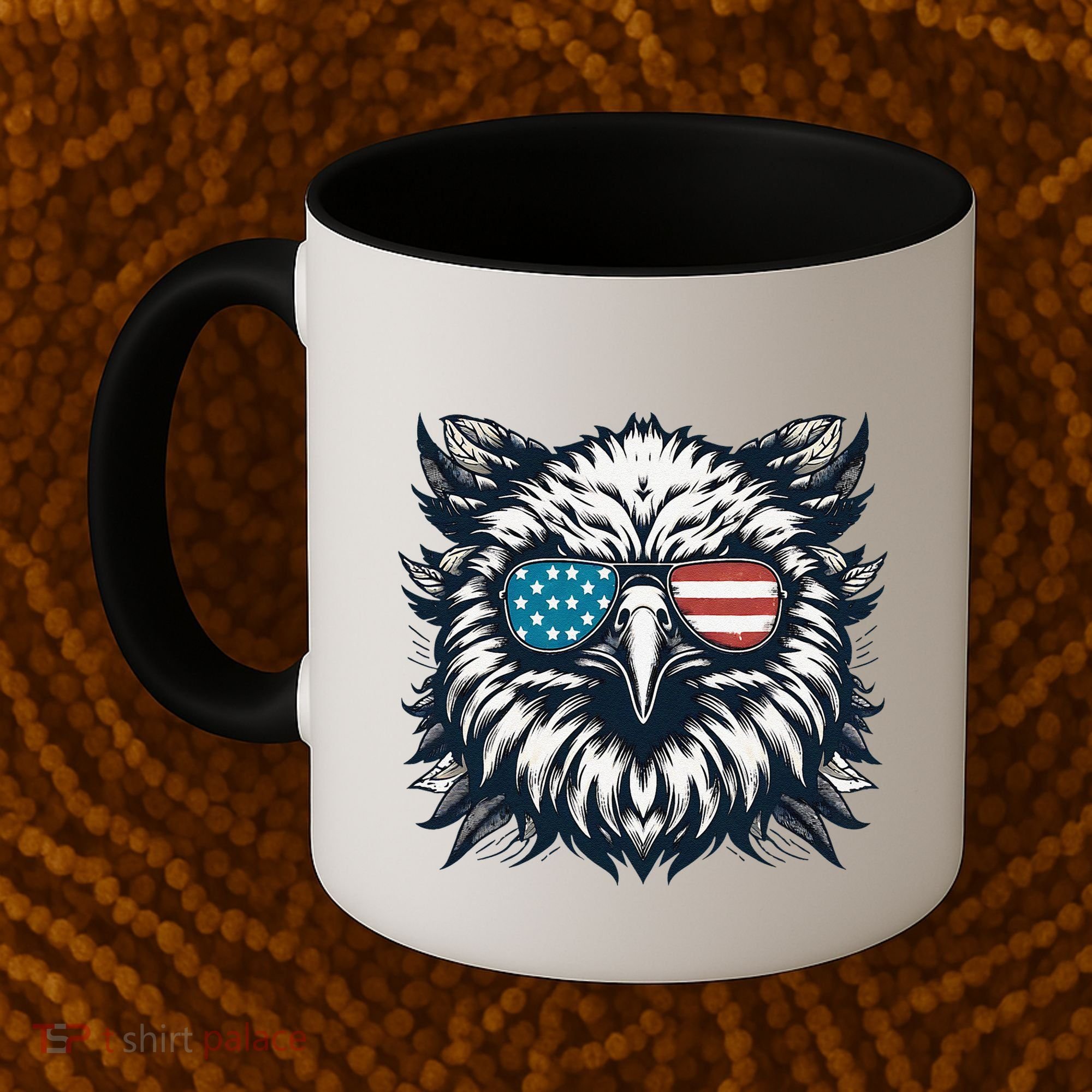 Bald Eagle American Usa 4th Of July Patriotic Funny Eagle Coffee Mug
