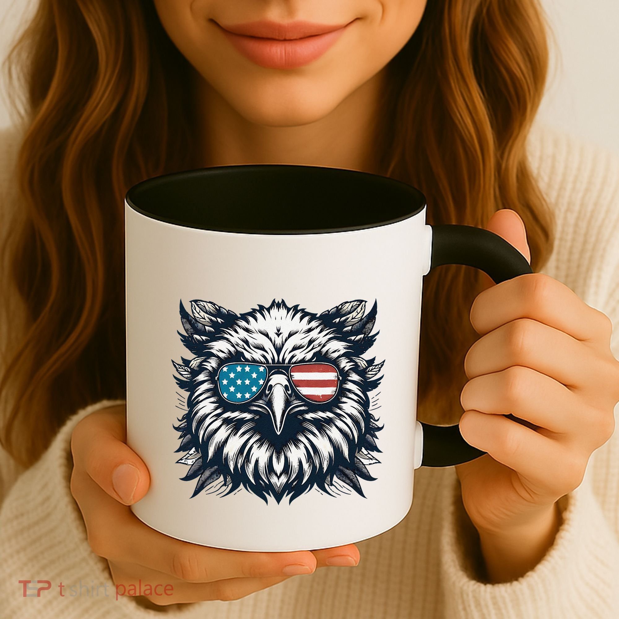 Bald Eagle American Usa 4th Of July Patriotic Funny Eagle Coffee Mug