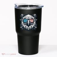Bald Eagle American Usa 4th Of July Patriotic Funny Eagle Tumbler thumb 0