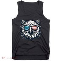 Bald Eagle American Usa 4th Of July Patriotic Funny Eagle Tank Top thumb 0